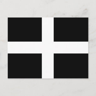 Cornwall-Flagge (Kernow) Postkarte