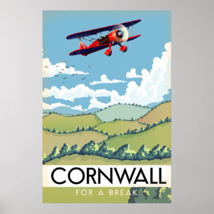 Cornwall für eine Pause Poster