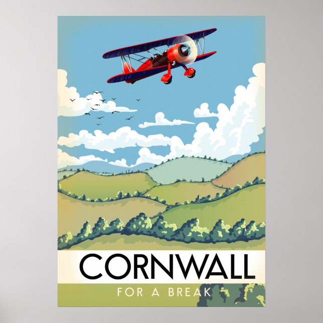 Cornwall für einen Urlaub Poster (Vorne)