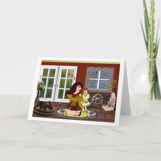 Cornwall Haus LeeMarie kreatives Design Karte (Vorderseite)
