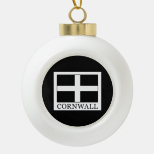 Cornwall Keramik Kugel-Ornament