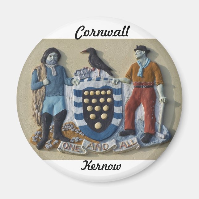 Cornwall Kernow Kühlschrankmagnet Arms (Vorne)