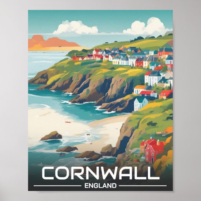 Cornwall Landkreis England Cornwall Küste Poster (Vorne)