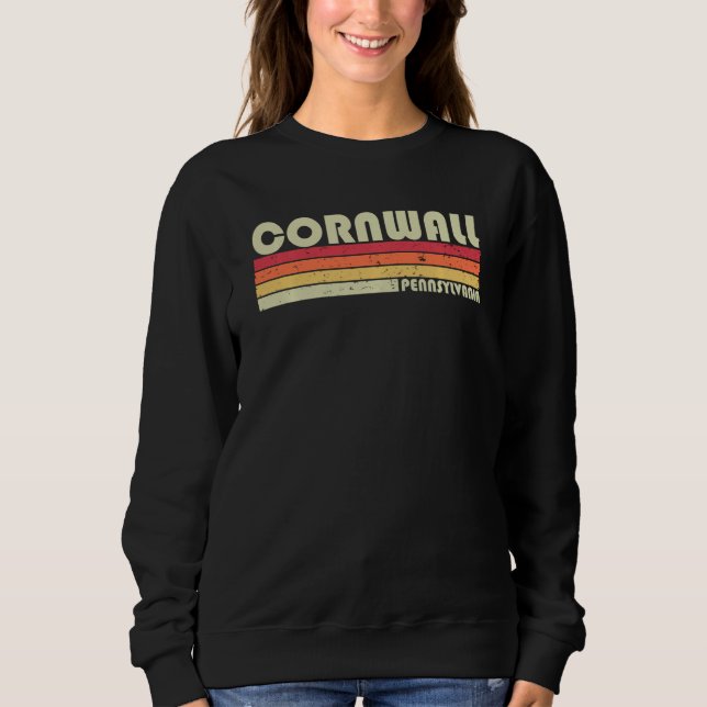Cornwall Pa Pennsylvania Funny City Zuhause Root R Sweatshirt (Vorderseite)