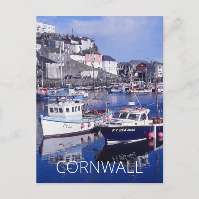 Cornwall Postkarte (Vorderseite)