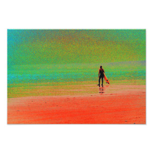 Cornwall Surfer Fotodruck