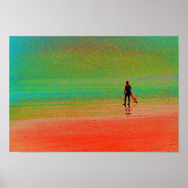 Cornwall surfer poster (Vorne)