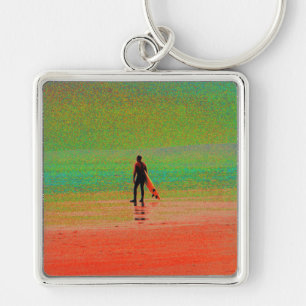 Cornwall Surfer Schlüsselanhänger