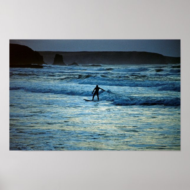 Cornwall Surfing Poster (Vorne)