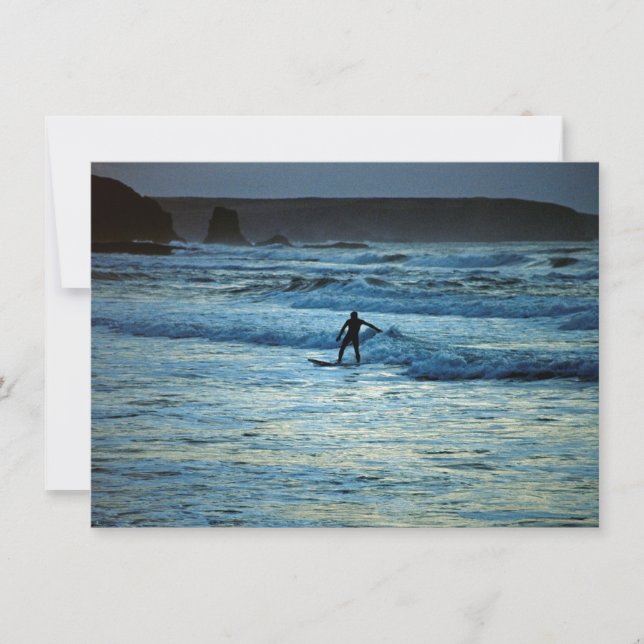 Cornwall-Surfkarte (Vorderseite)