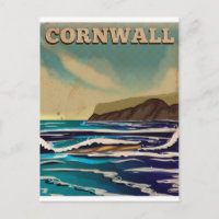 Cornwall Vintage Travel Poster