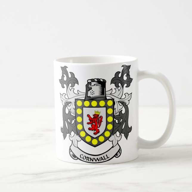 CORNWALL-Wappen Kaffeetasse (Rechts)