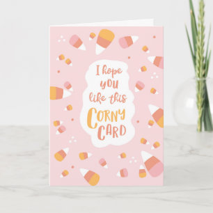 Corny Halloween Card Karte