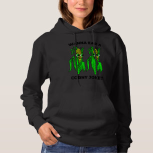 Corny Joke Meme Ear Mais Pun Graphic Hoodie