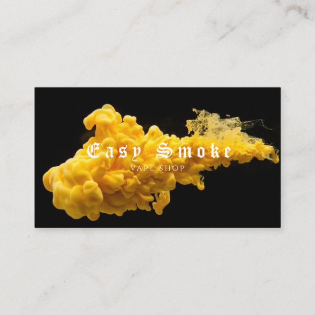 Corolful Smoke Vape Shop Carte de visite (Devant)