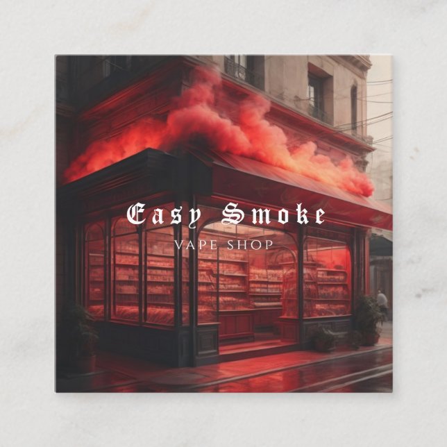 Corolful Smoke Vape Shop Carte de visite (Devant)