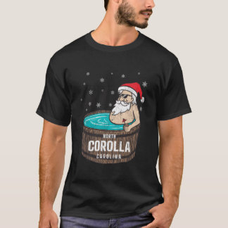 Corolla Nc Urlaubender Weihnachtsmann Whirlpool T-Shirt