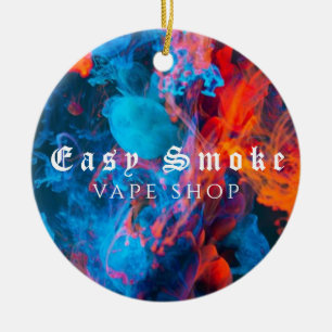 Corolous Smoke Vape Shop Business Keramik Ornament