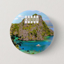 Coron Island auf den Philippinen Button