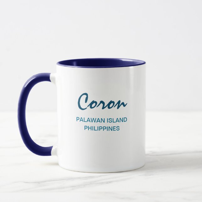 Coron Palawan Philippines Coffee Tasse (Links)