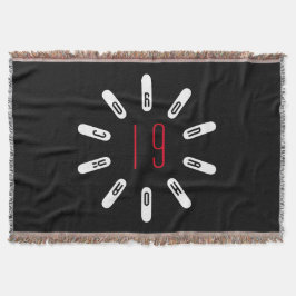 CORONA 19 HOAX Throw Blanket Decke