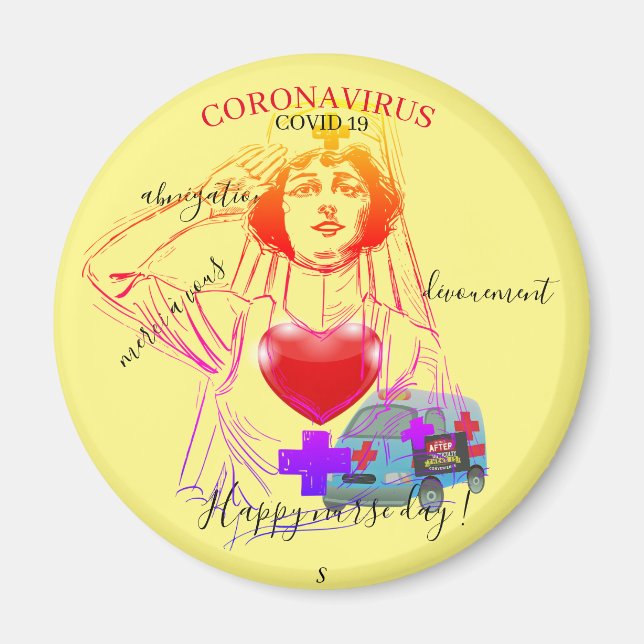 Corona (Begriffsklärung) Magnet (Vorne)