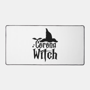 Corona Hexehy Halloween , Funny Halloween , Schreibtischunterlage