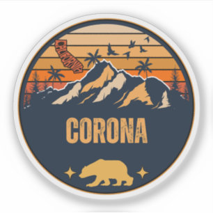 Corona, Kalifornien Aufkleber