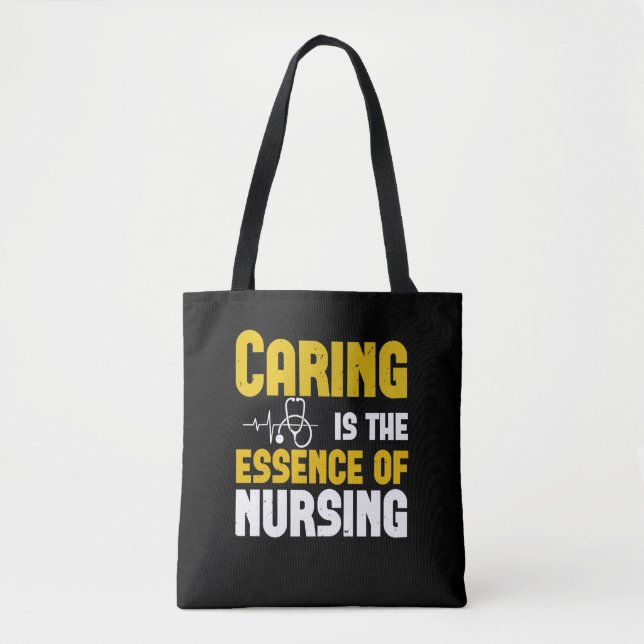 Corona Nurses - Gekümmert ist das Wesentliche Tasche (Vorderseite)