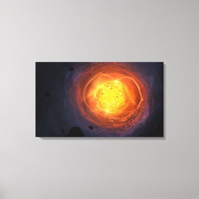 "Corona" überzogene Canvas Leinwanddruck (Vorderseite)