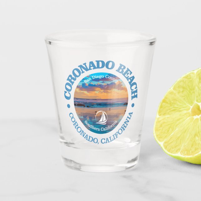 Coronado Beach (C) Schnapsglas (Vorderseite)