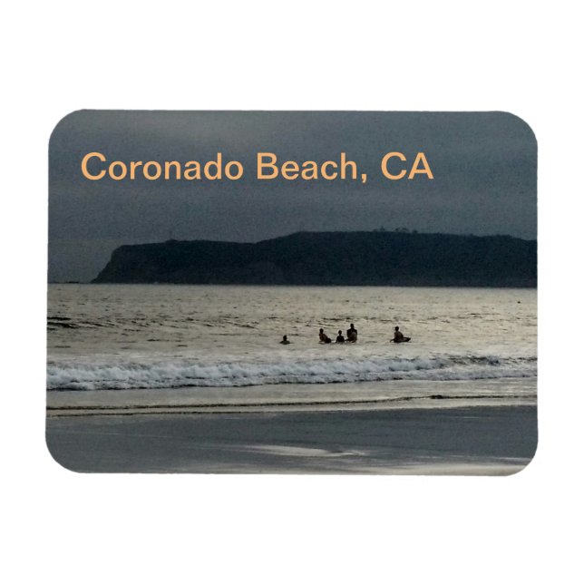 Coronado Beach California Foto Magnet (Horizontal)