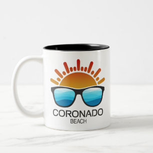 Coronado Beach California Sonnenbrillen Zweifarbige Tasse
