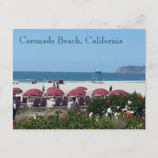 Coronado Beach im Hotel Del Coronado Postkarte