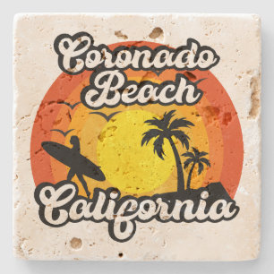 Coronado Beach, Kalifornien Steinuntersetzer