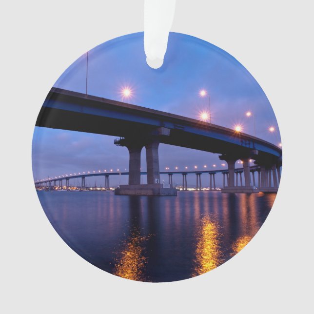 Coronado-Brücke bei Dusk Ornament (Vorderseite)