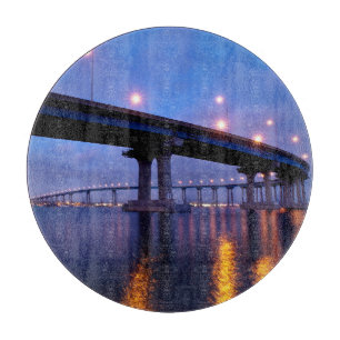 Coronado-Brücke bei Dusk Schneidebrett