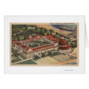 Coronado, CA - Vogelauge im Hotel del Coronado