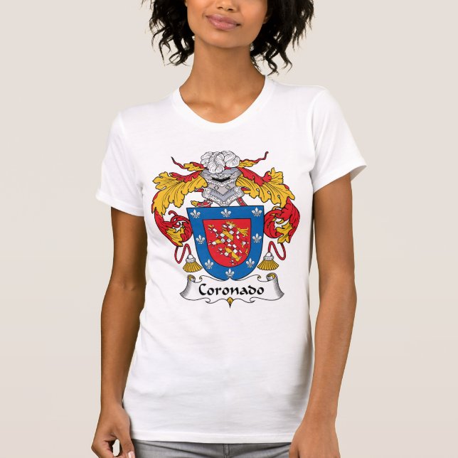 Coronado Familienwappen T-Shirt (Vorderseite)