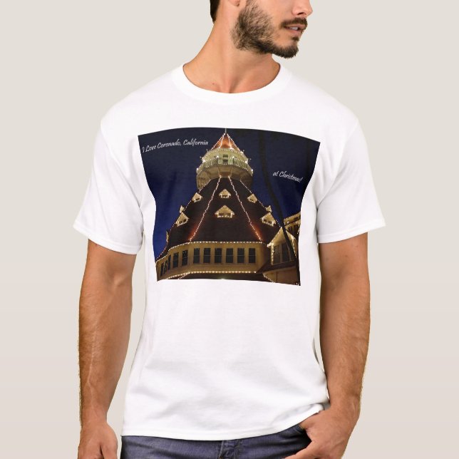 Coronado Kalifornien am Weihnachtst-shirt T-Shirt (Vorderseite)