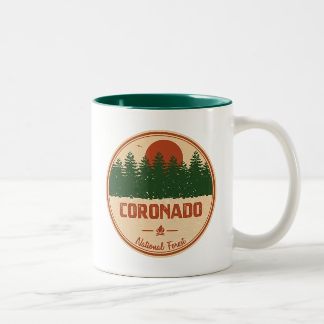 Coronado National Forest Zweifarbige Tasse (Rechts)