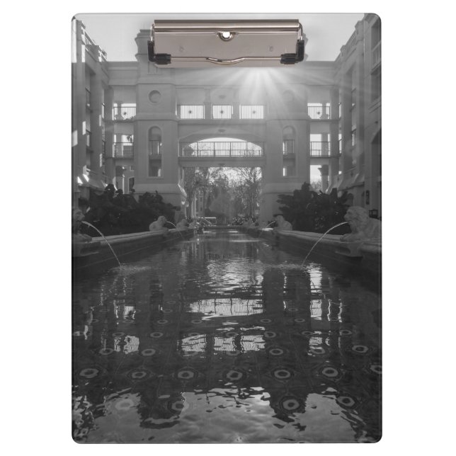 Coronado Sunburst Grayscale Klemmbrett (Vorderseite)