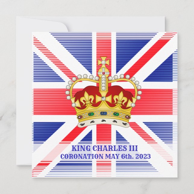 Coronation du roi Charles III Invitation (Devant)