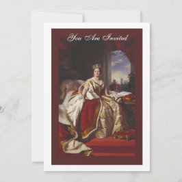 Coronation Portrait of Queen Victoria Einladung