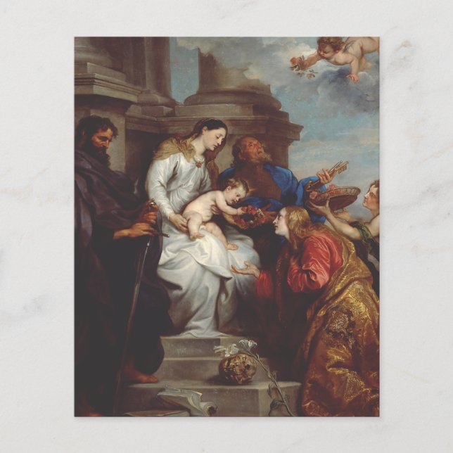 Coronation Saint Rosalia von Anthony van Dyck (Vorderseite)