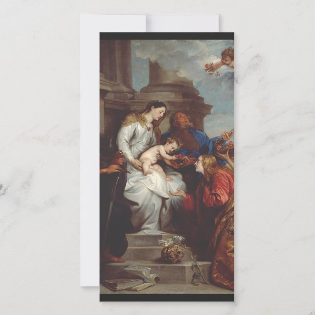 Coronation Saint Rosalia von Anthony van Dyck (Vorderseite)