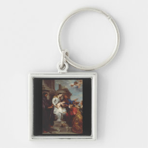 Coronation Saint Rosalia von Anthony van Dyck Schlüsselanhänger