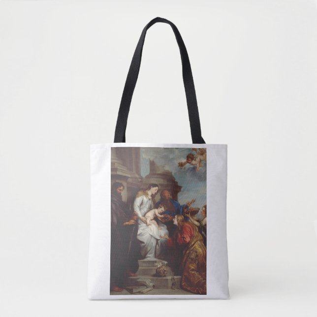 Coronation Saint Rosalia von Anthony van Dyck Tasche (Vorderseite)