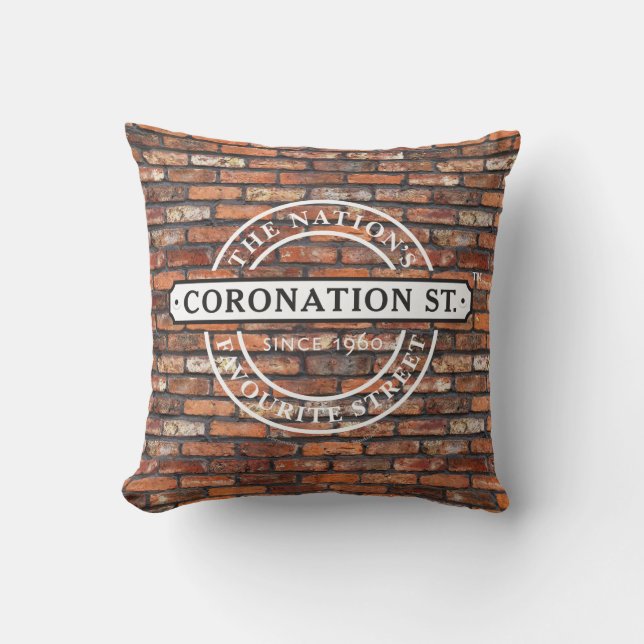 Coronation Street - Logo Kissen (Vorderseite)