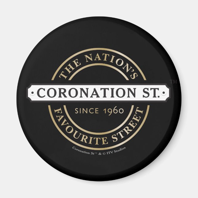 Coronation Street - Logo-Magnet Magnet (Vorne)